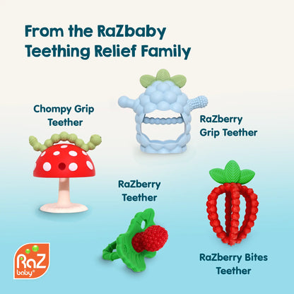 Chompy Mushroom Silicone Teether