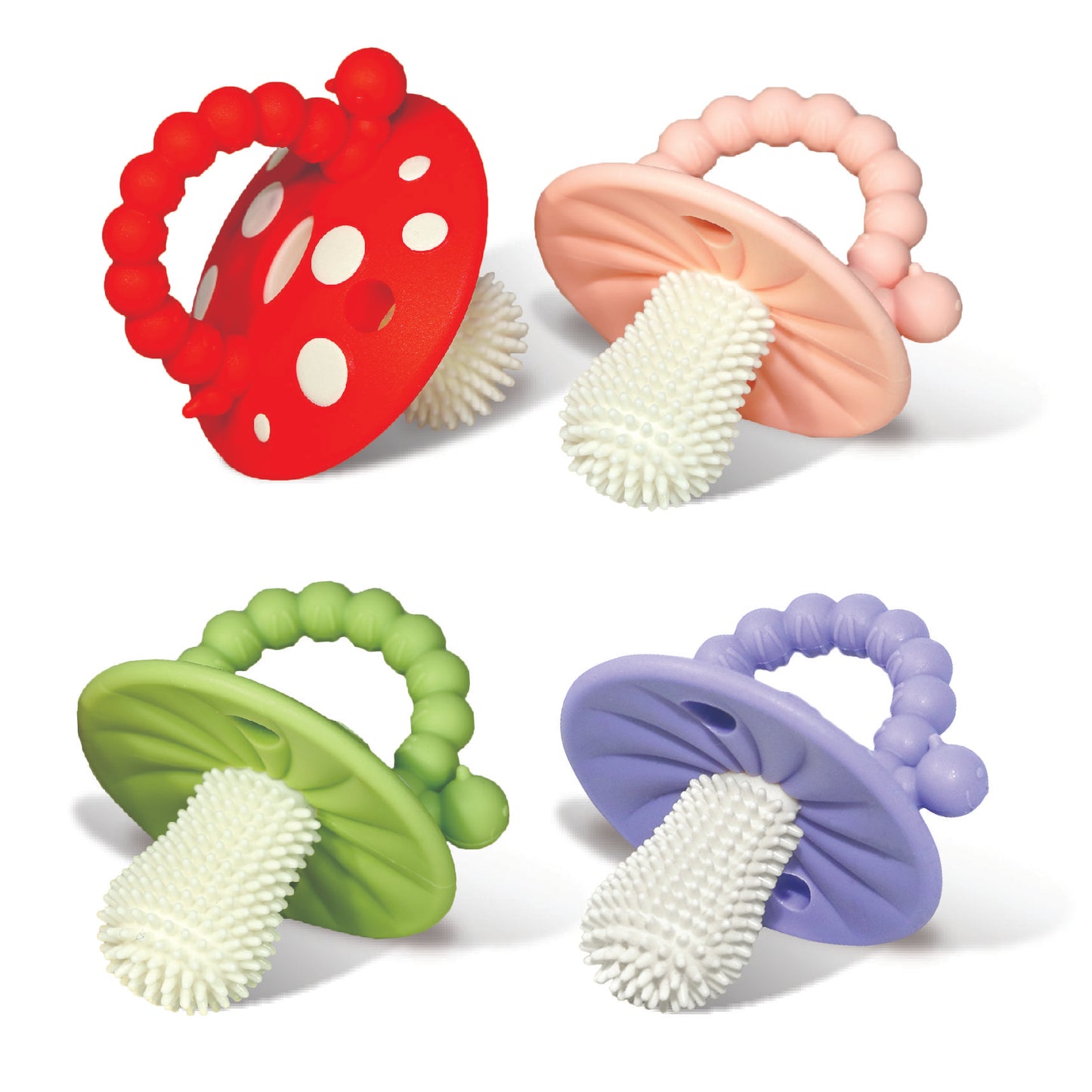Chompy Mushroom Silicone Teether