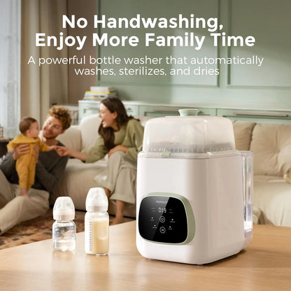Momcozy KleanPal Pro Baby Bottle Washer, Sterilizer & Dryer - All-in-One Cleaning Machine for Bottles