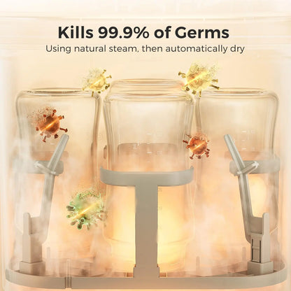 Momcozy KleanPal Pro Baby Bottle Washer, Sterilizer & Dryer - All-in-One Cleaning Machine for Bottles