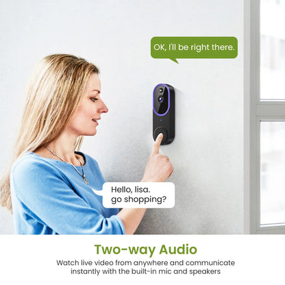 Wireless Video Doorbell Camera