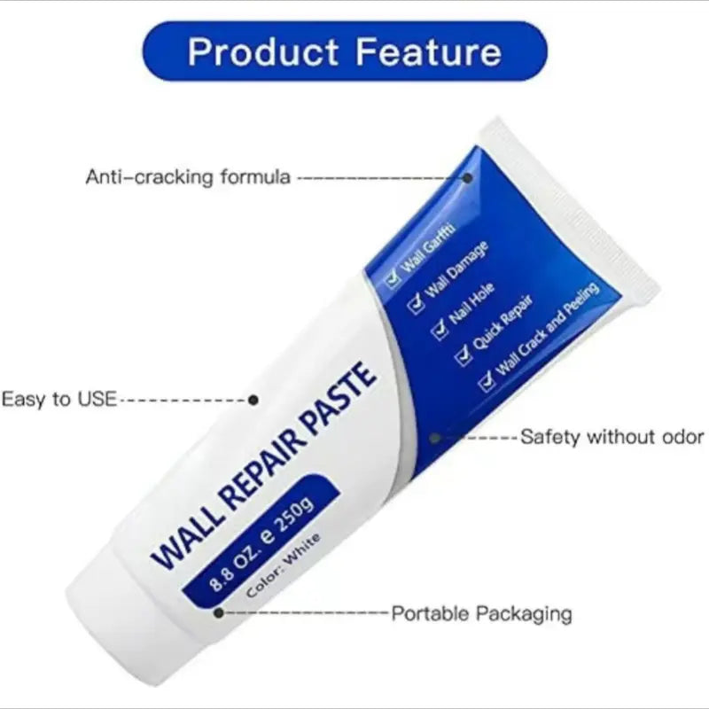 Drywall Patch Repair Kit 250g Wall Mending Agent