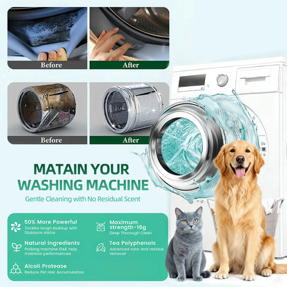SOPAMI Eco-Friendly Washing Machine Cleaner 12 Tablets