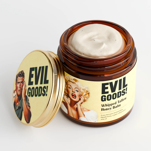 Whipped Beef Tallow & Manuka Honey Organic Nourishing Face Cream Moisturizer Body Lotion Skin Care Lip Balm