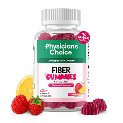 Physician’s Choice Fiber Gummies for Digestive Health & Regularity