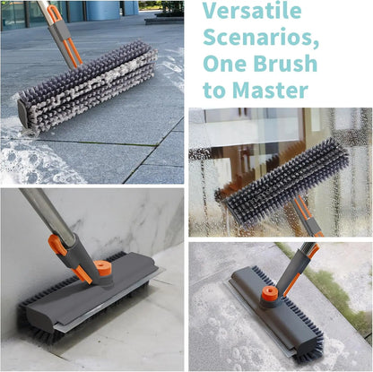 Floor Scrub Brush Bathtub Brush with Long Handle