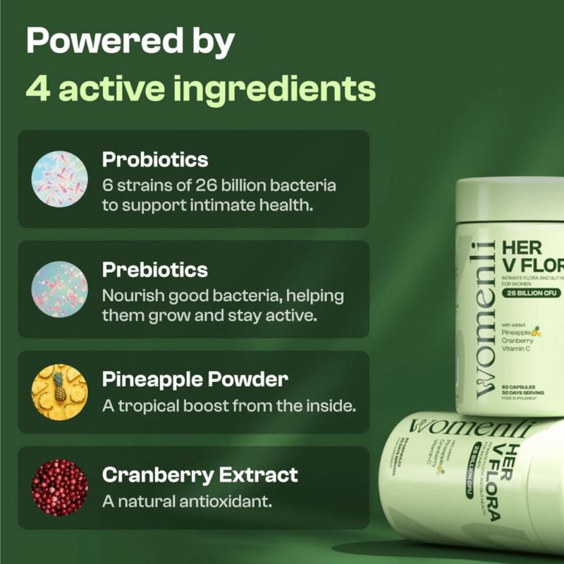 Her V Flora Womens Pre & Probiotics