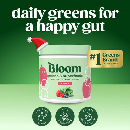 Bloom Nutrition Greens & Superfoods Powder (30 Servings)