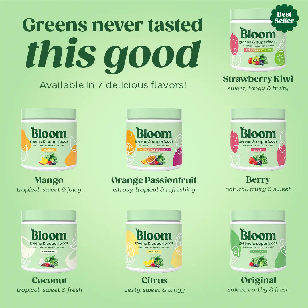 Bloom Nutrition Greens & Superfoods Powder (30 Servings)