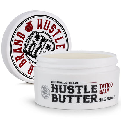Hustle Butter 5oz Tattoo Balm For New & Older Tattoos