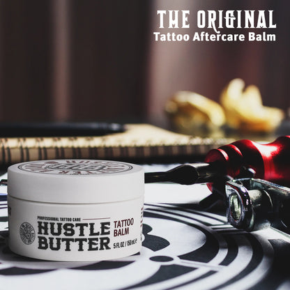 Hustle Butter 5oz Tattoo Balm For New & Older Tattoos