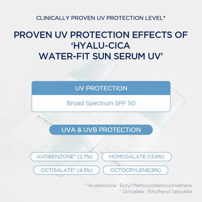 Hyalu-Cica Water-Fit Sun Serum UV 50ml (OTC)