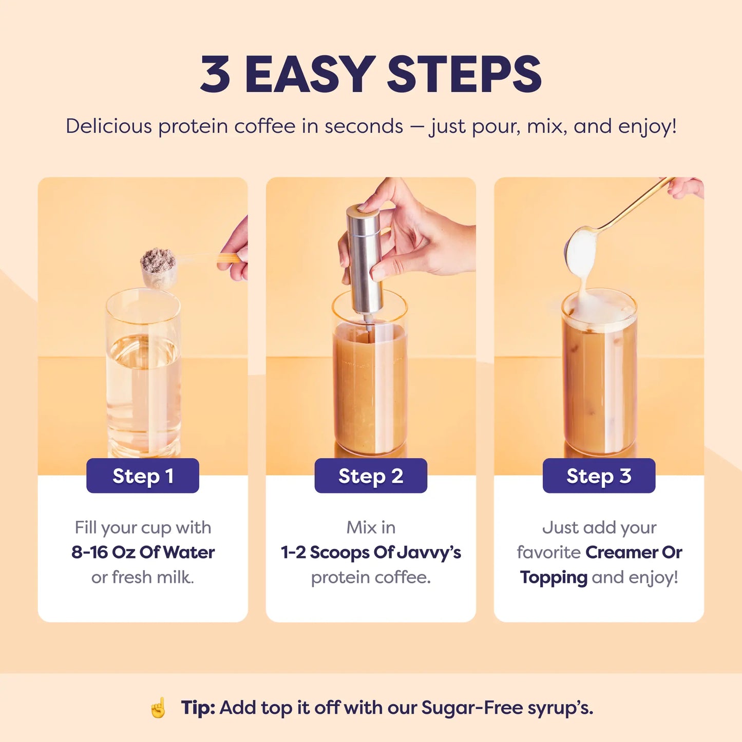 Caramel Protein Iced Coffee