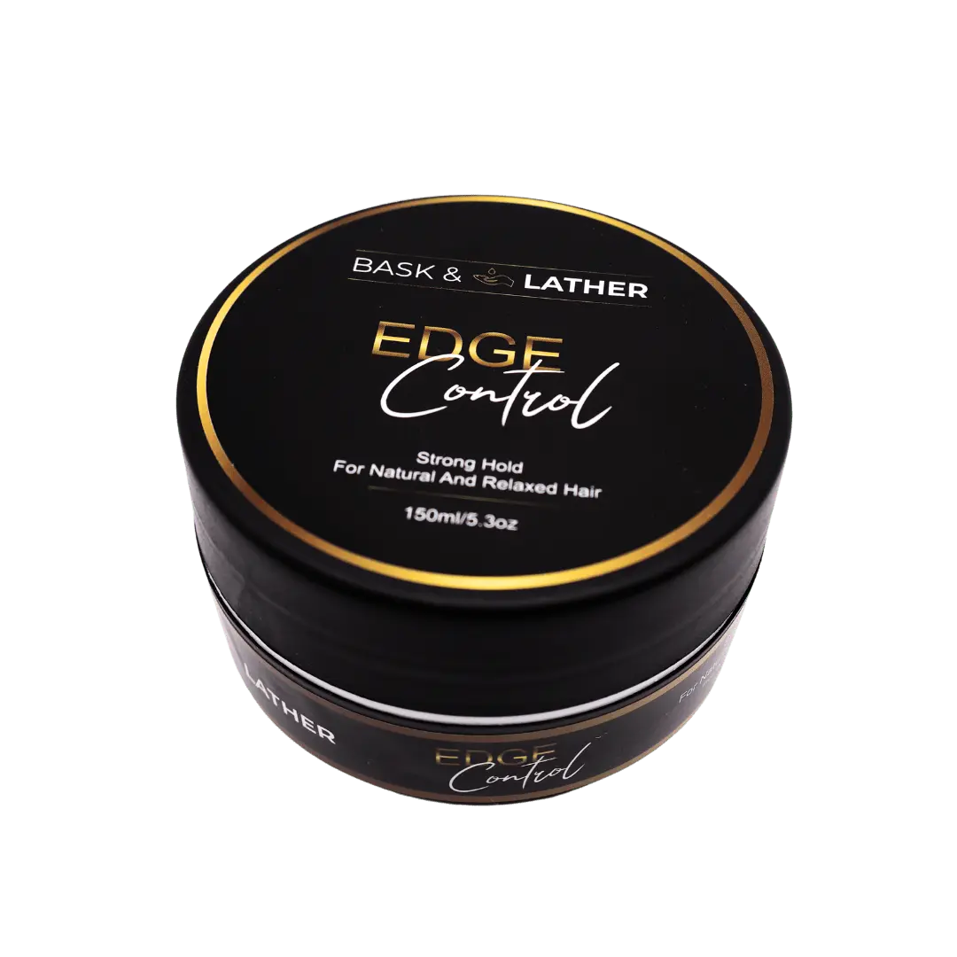 STRONG HOLD- THICK EDGES- EDGE CONTROL BASK AND LATHER Gel Haircare strong edge