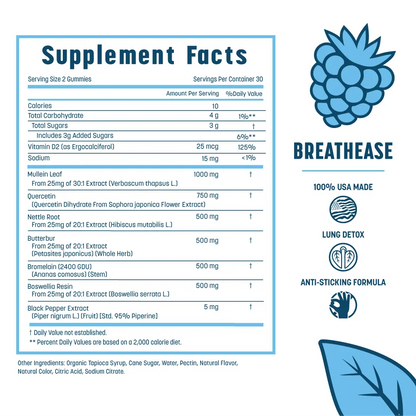 BreathEase | Natural Lung Detox & Sinus Relief