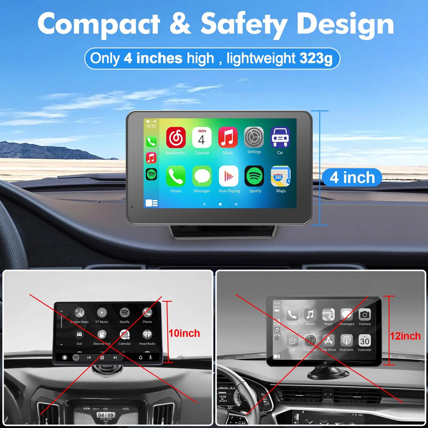 Upgraded Wireless CarPlay Screen