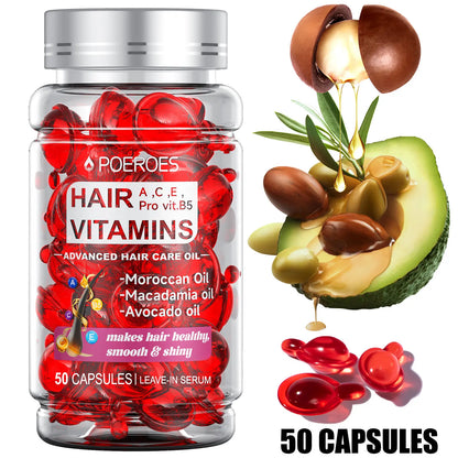 POEROES 50 Capsules Hair Oil