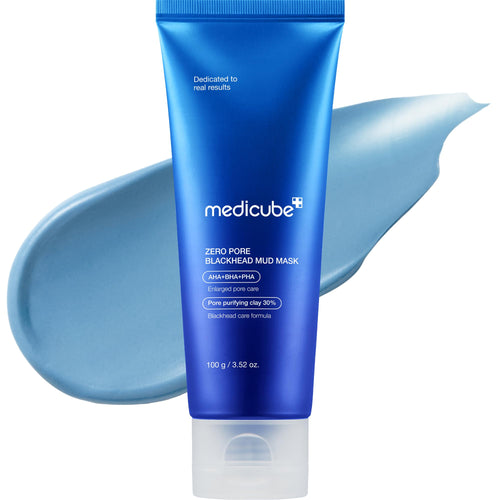 Medicube Zero Pore Mud Mask: Blackhead Clearing & Pore Tightening with AHA/BHA/PHA – 100g / 3.52 oz