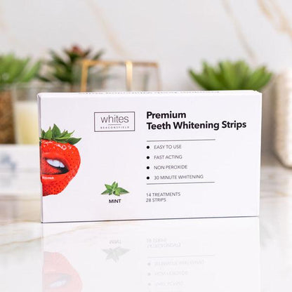 Teeth Whitening Strips, Non Peroxide, Sensitivity Free, Vegan