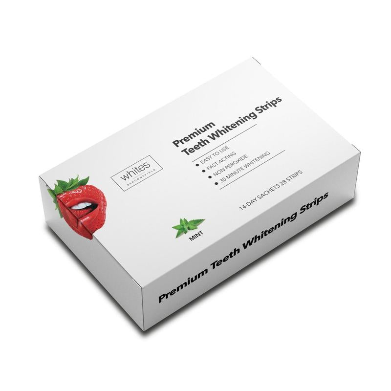 Teeth Whitening Strips, Non Peroxide, Sensitivity Free, Vegan