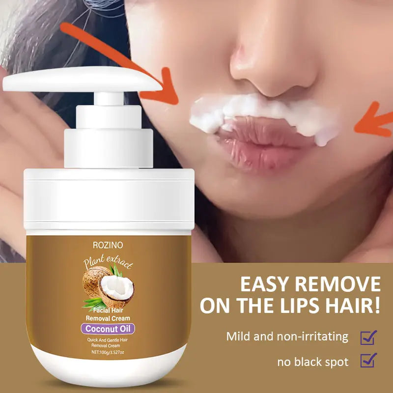 ROZINO Coconut Oil Hair Removal Cream