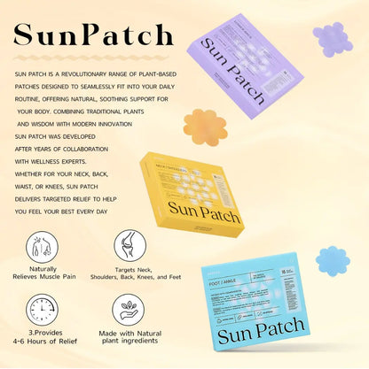 Sun Patch Natural Pain Relief Patches