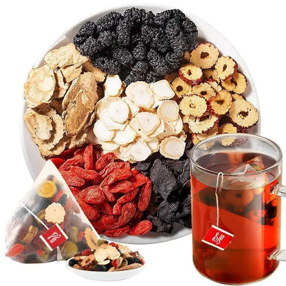 Kidney tea formula Ginseng Five Treasure TeaCombination Scented Tea
