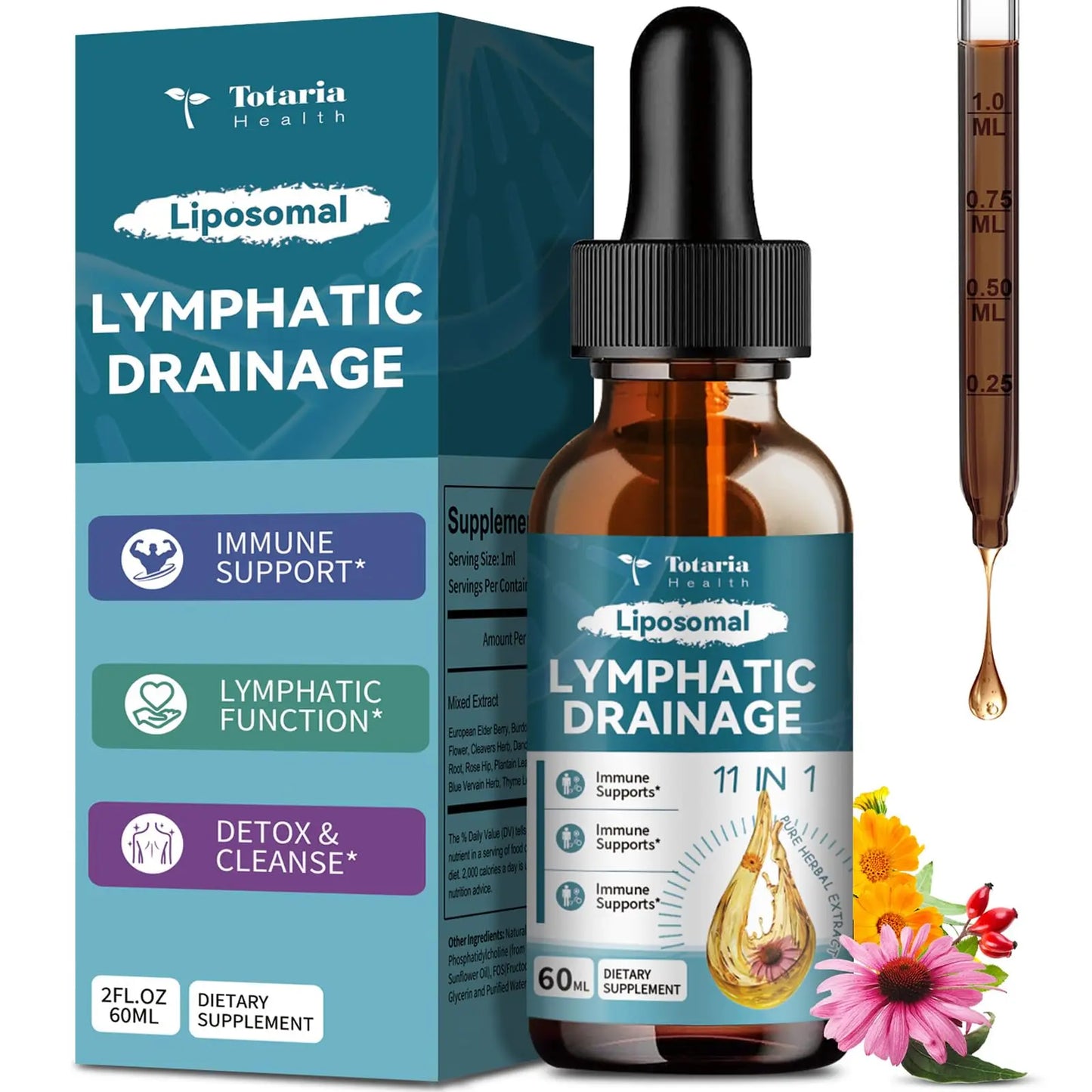 Totaria Liposomal Lymphatic Drainage Drops