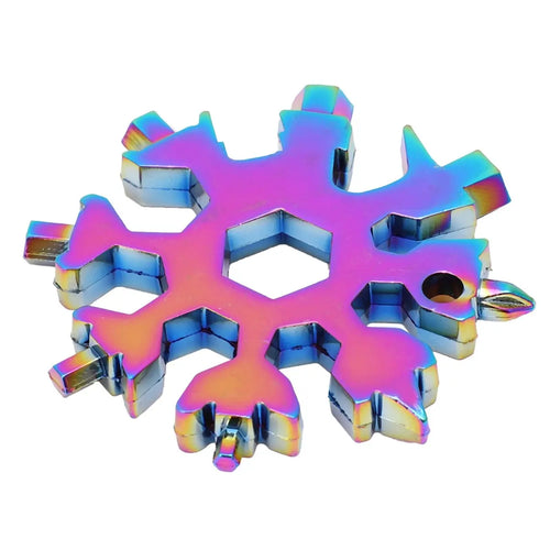Viral 18-in-1 Snowflake Multi-tool Stainless Steel Portable Wrench