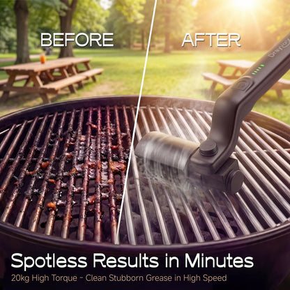 Drayvorx Electric BBQ Grill Brush Cordless and Rechargeable