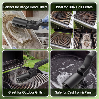 Drayvorx Electric BBQ Grill Brush Cordless and Rechargeable