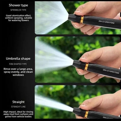 Home high-pressure car wash water gun with booster nozzle
