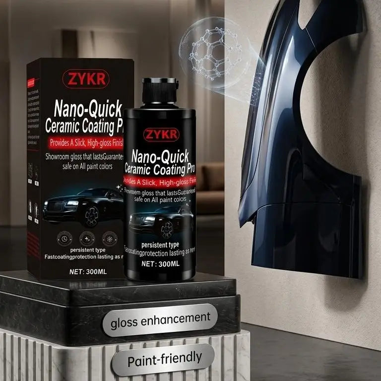 ZYKR automotive nano-ceramic coating product utilizes advanced ceramic technology